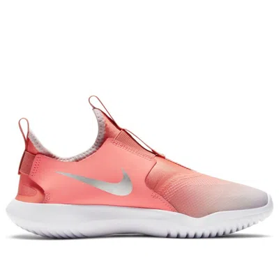 Nike (gs)  Flex Runner 'crimson Bliss Metallic Platinum'