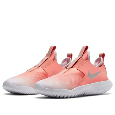 Nike (gs)  Flex Runner 'crimson Bliss Metallic Platinum'