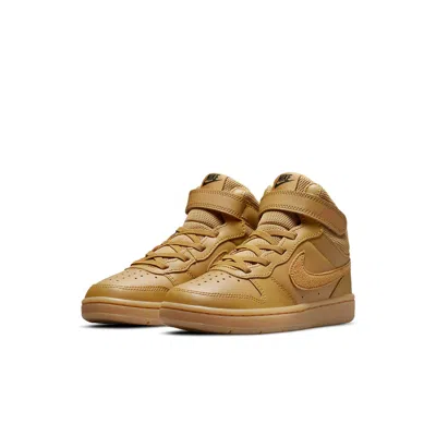 Nike (ps)  Court Borough Mid 2 'wheat' In Multi