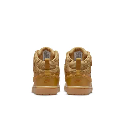 Nike (ps)  Court Borough Mid 2 'wheat' In Multi
