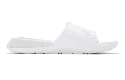 Air Jordan (gs)  Hydro 7 Slide 'pure Platinum' In White