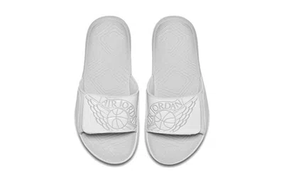 Air Jordan (gs)  Hydro 7 Slide 'pure Platinum' In White