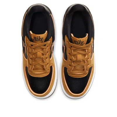 Nike (gs)  Air Force 1 Low 'black Yellow Orange' In Multi