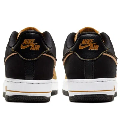 Nike (gs)  Air Force 1 Low 'black Yellow Orange' In Multi