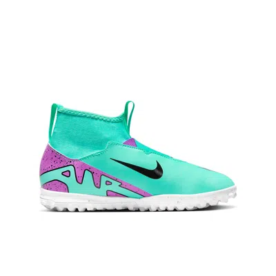 Nike (gs)  Mercurial Superfly 9 Academy Tf 'aqua Green Purple White'
