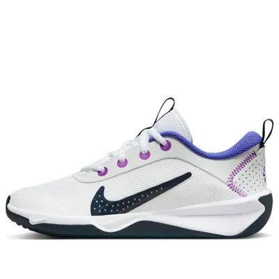 Nike (gs)  Omni Multi-court 'white Light Ultramarine'