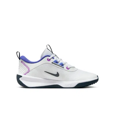 Nike (gs)  Omni Multi-court 'white Light Ultramarine'