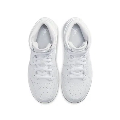 Air Jordan (gs)  1 Mid 'triple White'