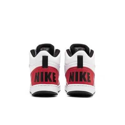 Nike (gs)  Court Borough Mid 'white Red'