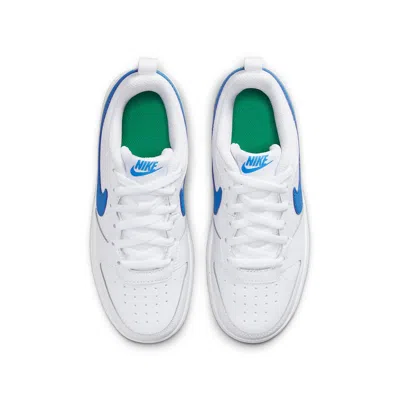 Nike (gs)  Court Borough Low 2 'white Blue Green'
