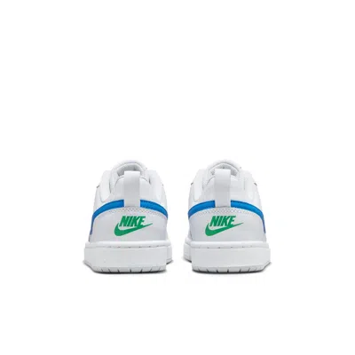 Nike (gs)  Court Borough Low 2 'white Blue Green'