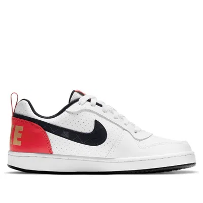Nike (gs)  Court Borough Low 'black White Red'