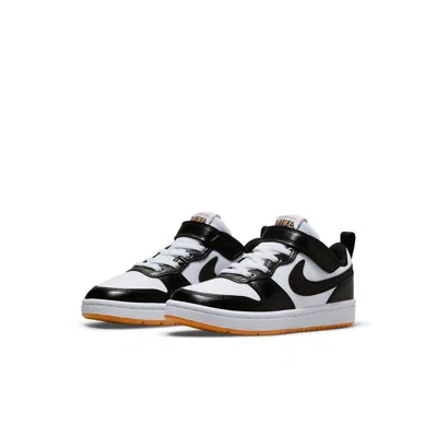 Nike (ps)  Court Borough Low 2 Se 'white Kumquat Black' In Multi