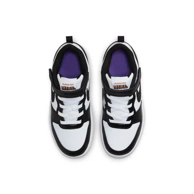 Nike (ps)  Court Borough Low 2 Se 'white Kumquat Black' In Multi
