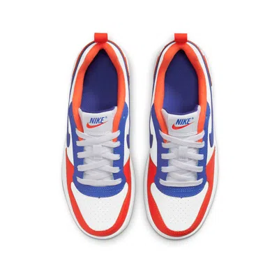 Nike (gs)  Court Borough Low 'white Blue Orange'