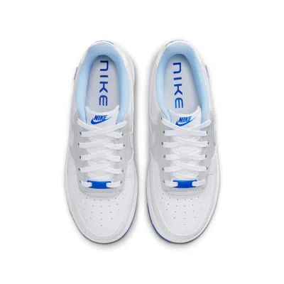 Nike (gs)  Air Force 1 Lv8 'just Stitch It - Hyper Royal' In White