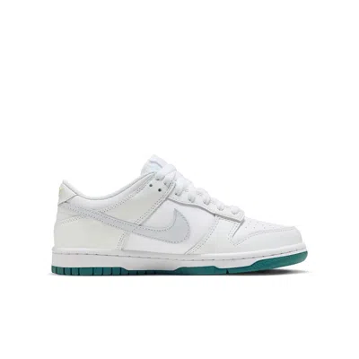 Nike (gs)  Dunk Low 'white Grey Teal'