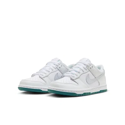 Nike (gs)  Dunk Low 'white Grey Teal'