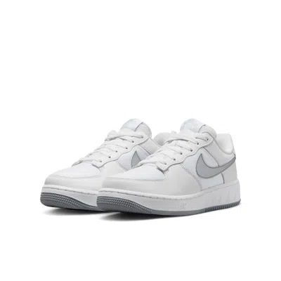 Nike (gs)  Air Force 1 Unity 'white Silver'
