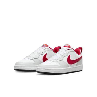Nike (gs)  Court Borough Low Recraft 'photon Dust University Red' In Multi