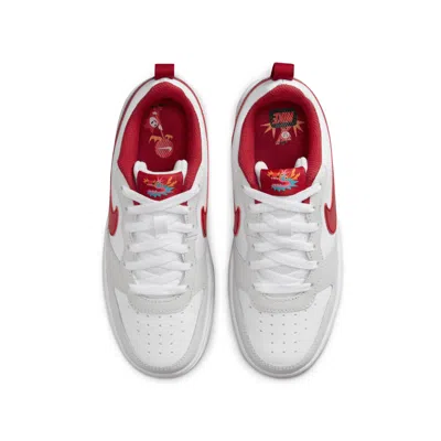 Nike (gs)  Court Borough Low Recraft 'photon Dust University Red' In Multi