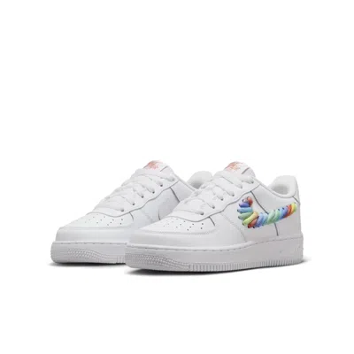 Nike (gs)  Air Force 1 Low 'rainbow Lace Swoosh'