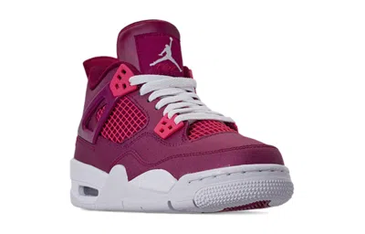 Air Jordan (gs)  4 Retro 'for The Love Of The Game' In Pink