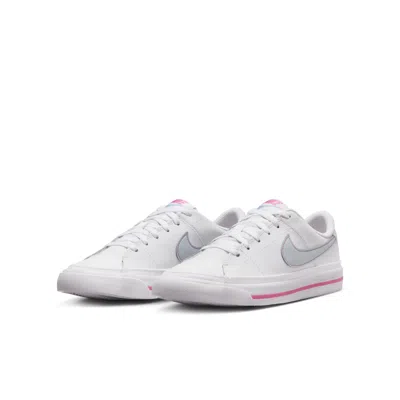 Nike Kids' Court Legacy Sneaker In White