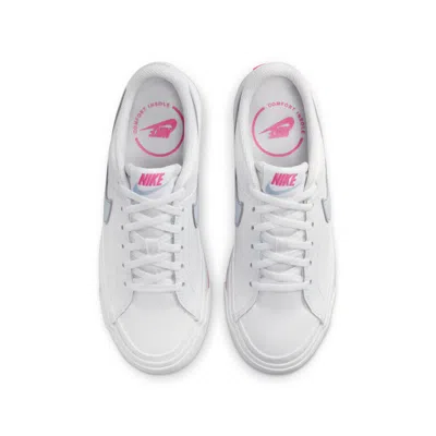 Nike Kids' Court Legacy Sneaker In White