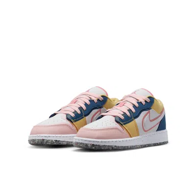 Air Jordan (gs)  1 Low Se 'multi Canvas'