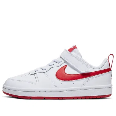 Nike (ps)  Court Borough Low 2 Sneakers Red/white