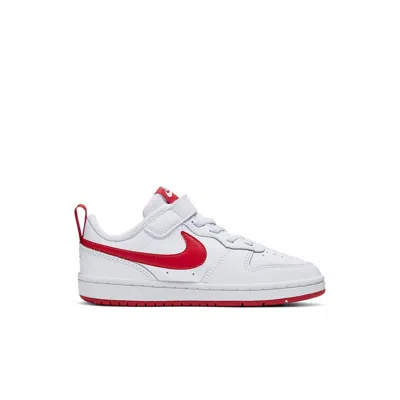 Nike (ps)  Court Borough Low 2 Sneakers Red/white