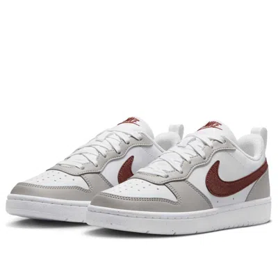 Nike (gs)  Court Borough Receaft 'white Dark Pony Iron Ore' In Multi