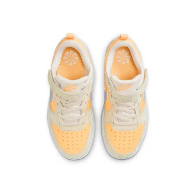 Nike (ps)  Court Borough Low Recraft 'pale Ivory Melon Tint' In Orange