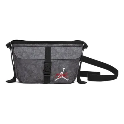 Air Jordan Men's  Portable Large Capacity Messenger Bag Shoulder Bag Black