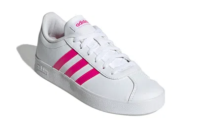 Adidas Originals (gs) Adidas Vl Court 2.0 K 'white Pink'
