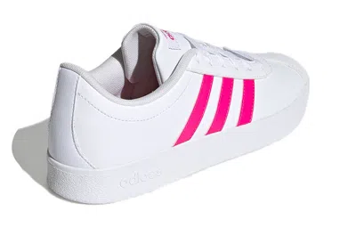 Adidas Originals (gs) Adidas Vl Court 2.0 K 'white Pink'