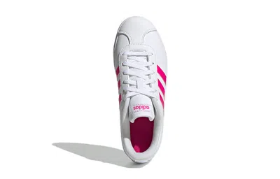 Adidas Originals (gs) Adidas Vl Court 2.0 K 'white Pink'