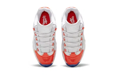 Reebok Question Patent Low J 'vivid Orange' In White