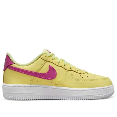 Nike (ps)  Force 1 Low 'citron Tint White Cosmic Fuchsia' In Multi