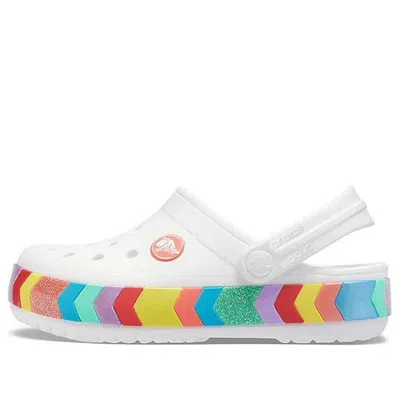 Crocs Rainbow Outdoor Beach Sports Big Boys White Sandals