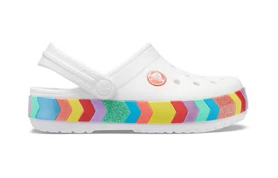 Crocs Rainbow Outdoor Beach Sports Big Boys White Sandals