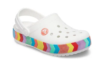 Crocs Rainbow Outdoor Beach Sports Big Boys White Sandals