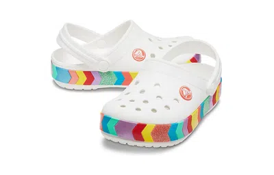 Crocs Rainbow Outdoor Beach Sports Big Boys White Sandals