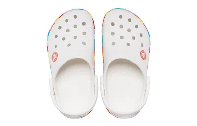 Crocs Rainbow Outdoor Beach Sports Big Boys White Sandals
