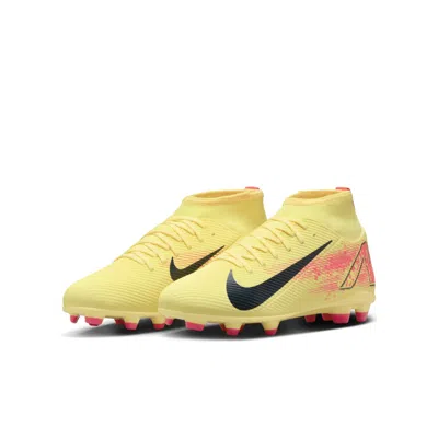 Nike (gs)  X Kylian Mbappe Mercurial Superfly 10 Club Fg Mg 'light Laser Orange'
