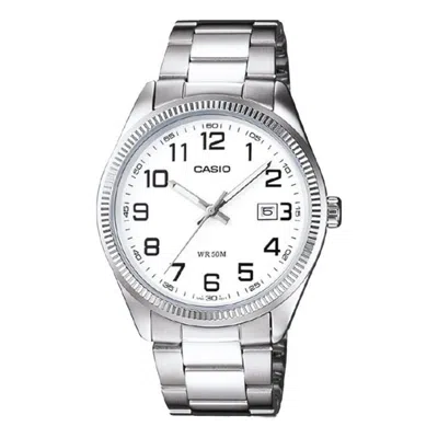 Casio Sports Quartz Waterproof Mens White Analog