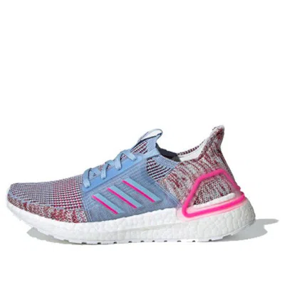 Adidas Originals (gs) Adidas Ultraboost 19 J 'glow Blue Pink' In Multi