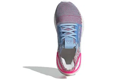 Adidas Originals (gs) Adidas Ultraboost 19 J 'glow Blue Pink' In Multi