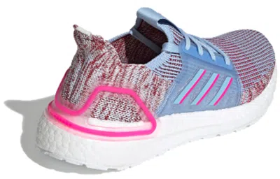 Adidas Originals (gs) Adidas Ultraboost 19 J 'glow Blue Pink' In Multi